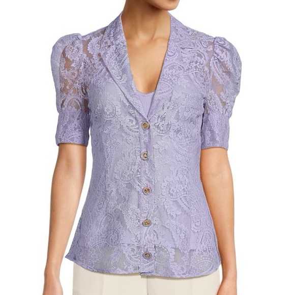 Zimmermann High Tide Lace Shirt and Flip Mini Skirt Set - Picture 5 of 17